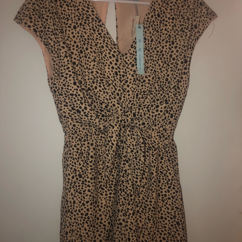 Leopard Romper